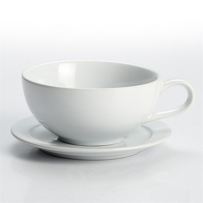 Europietiško stiliaus spalvingas kavos puodelis su lėkštučių rinkiniu Creative Underglaze Biuro popietės arbatos puodelis Porcelianinis kapučino latte puodelis