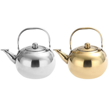 Υλικό από ανοξείδωτο ατσάλι Teapot Coffee Tea Teapot Loose Leaf Teapot with Infusers 1L/1,5L/2L/2,5L 4 χωρητικότητες για επιλογή