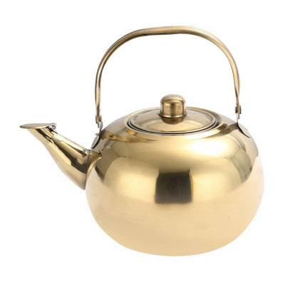 Rozsdamentes acél anyagú teáskanna Kávés tea vízforraló Laza levelű teáskanna infúzióval 1L/1.5L/2L/2.5L 4 választható kapacitás