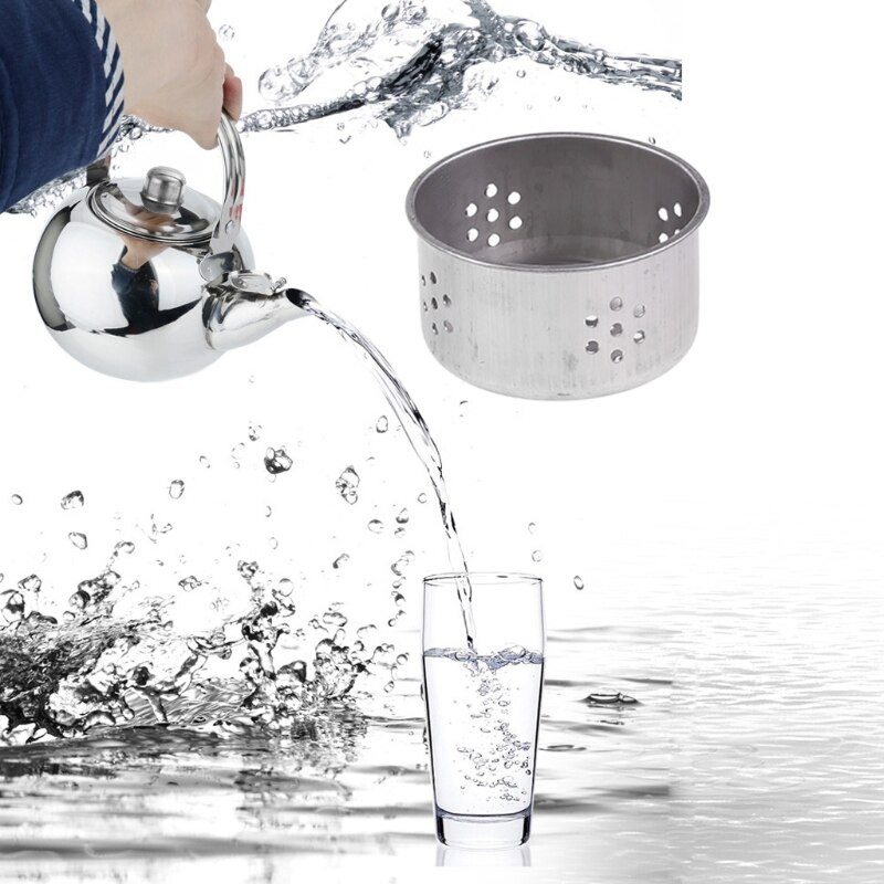 Rozsdamentes acél anyagú teáskanna Kávés tea vízforraló Laza levelű teáskanna infúzióval 1L/1.5L/2L/2.5L 4 választható kapacitás