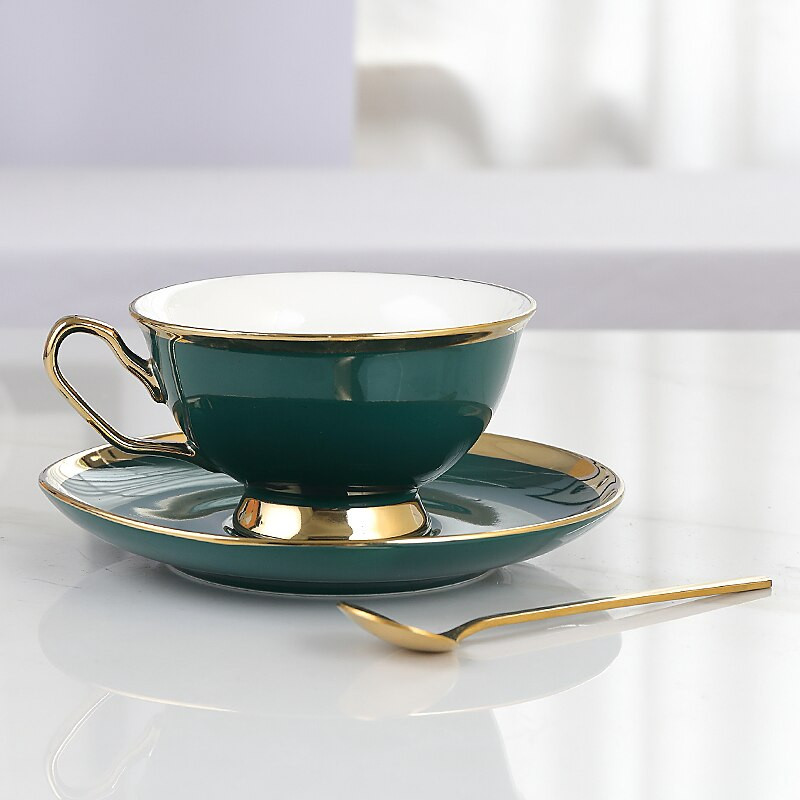 Set de căni și farfurioare creative din ceramică cu linguriță de cafea care amestecă ustensile de bucătărie ceașcă de cafea vesela cafenea bucătărie turcească