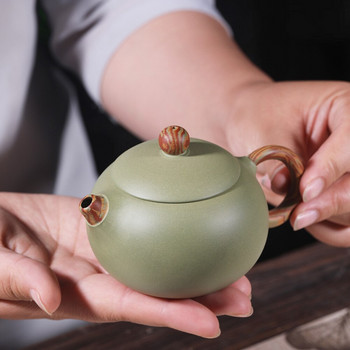 170ml Yixing Purple ClayTeapot Tea Pot Κινέζικο Τσάι Τελετή Δώρο Χειροποίητο Σετ Τσάι Σετ Τσαγιού Τσαγιέρες Ταξιδιωτικό Φορητό σετ τσαγιού