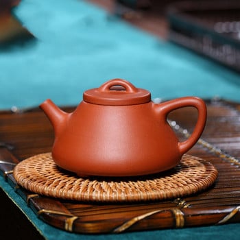 110ml Classic Yixing Purple Clay Teapots Raw Ore Section Mud Stone Scoop Tea Pot Home Zisha Filter Kettle Κινέζικο σετ τσαγιού Δώρα