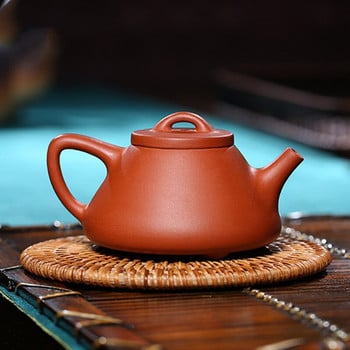 110ml Classic Yixing Purple Clay Teapots Raw Ore Section Mud Stone Scoop Tea Pot Home Zisha Filter Kettle Κινέζικο σετ τσαγιού Δώρα