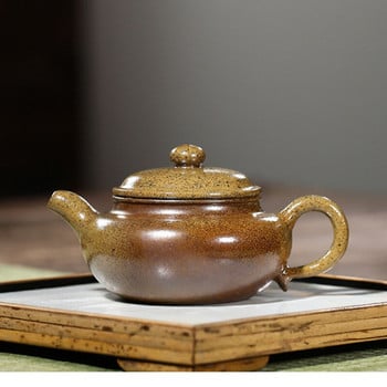 210ml Παραδοσιακό Yixing Purple Clay Teapot Raw Ore Kiln Change Pot Antique Tea Pot Zisha Filter Beauty Kettle Tea Supplies