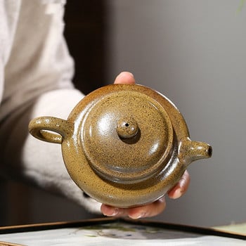 210ml Παραδοσιακό Yixing Purple Clay Teapot Raw Ore Kiln Change Pot Antique Tea Pot Zisha Filter Beauty Kettle Tea Supplies