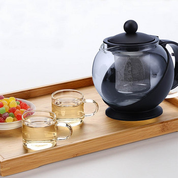 Τσαγιέρα BORREY Half Moon με αφαιρούμενο έγχυση Blooming και Loose Leaf Tea Maker Σετ τσαγιού Flower Flower Puer Oolong Tea Kettle