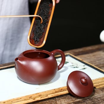 160ml κινέζικα Yixing Purple Clay Teapots Classic Xishi Tea Pot Beauty Kettle Master Handmade Tea Set Customized Zisha Authentic