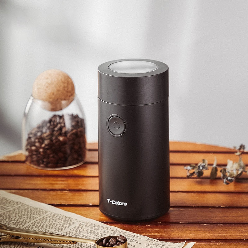Elektrinė kavos pupelių malūnė Buitinė didelės talpos pupelių malūnėlis nešiojamasis daugiafunkcis espreso kavos aparatas, USB įkraunamas