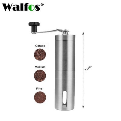 Käsitsi kohviveski mini roostevabast terasest käsitsi käsitsi valmistatud kohviubade veskid, veskid, köögiriistad, kohvitarvikud