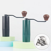 Надстройка Ръчна мелница за кафе на зърна Преносима висококачествена ръчна мелница Мелница от неръждаема стомана Кухненски инструменти