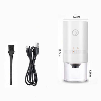 Електрическа кафемелачка Професионална автоматична керамична сърцевина за смилане USB зареждане Преносим висококачествен инструмент за фрезоване за дома