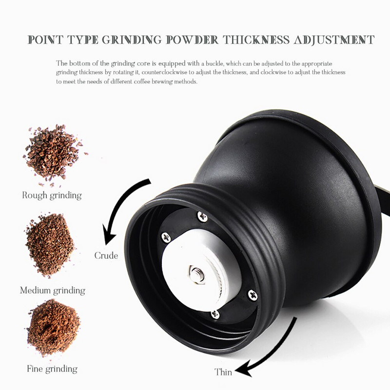 Миеща се керамична ръчна мелница Ръчна мелница Кафемашина Мелничка за кафе на зърна