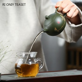 210ml Yixing Purple Clay Teapots Master Handmade Xishi Tea Pot Bot Bot Filter Bitile φίλτρου Αυθεντικό κινέζικο σετ τσαγιού Zisha Δώρα