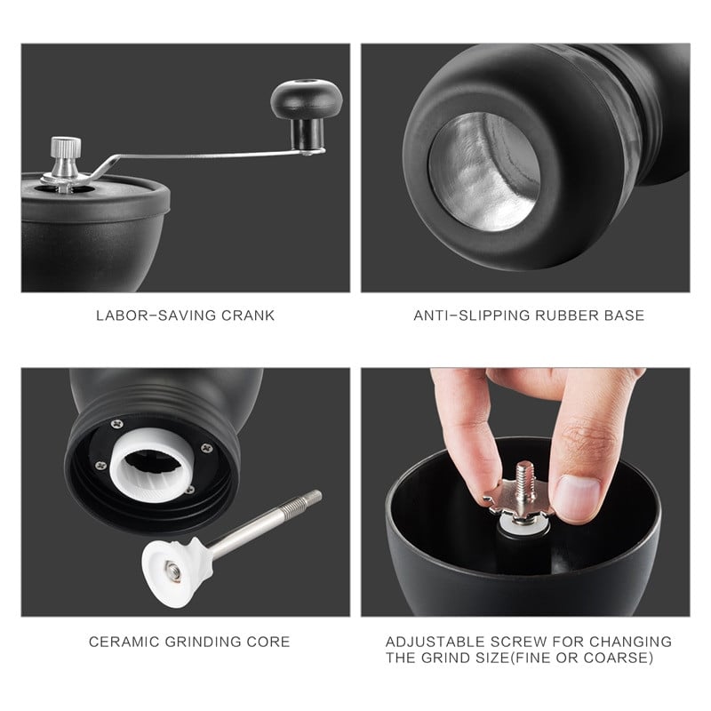 Rasnita de cafea manuala cu freze ceramice, moara de cafea manuala rasnita de cafea pentru cafea, cafea portabila, cafea, cafea, cafea, fasole