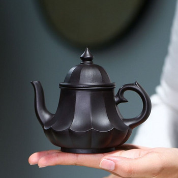 190ml Yixing Purple Clay Teapots Raw ore Black Mud Tea Pot Βραστήρας Χειροποίητο Zisha Teaware Σετ Τσαγιού Κινέζικο Τσάι Τελετή Προσαρμοσμένο