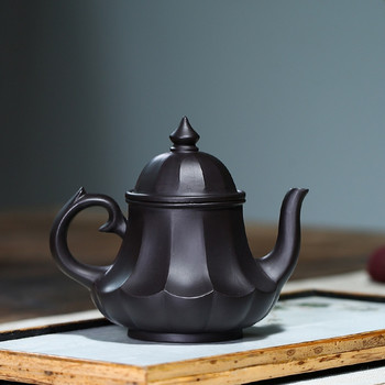 190ml Yixing Purple Clay Teapots Raw ore Black Mud Tea Pot Βραστήρας Χειροποίητο Zisha Teaware Σετ Τσαγιού Κινέζικο Τσάι Τελετή Προσαρμοσμένο