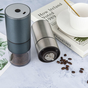 Φορητός ηλεκτρικός μύλος καφέ με βούρτσα USB Επαναφορτιζόμενος μύλος λείανσης με πυρήνα για καφετιέρα καφέ εσπρέσο