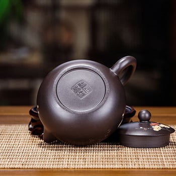 120ml Κινεζική Yixing Purple Clay Teapot Raw Ore Black Mud Xishi Tea Pot Zisha Filter Beauty Kettle Αξεσουάρ οικιακού σετ τσαγιού