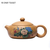 180 ml kineski Yixing ljubičasti glineni čajnici Raw Ore Section Mud Flat Xishi Lonac za čaj Ručno izrađeni filter Zisha Kuhalo Posuđe za domaćinstvo