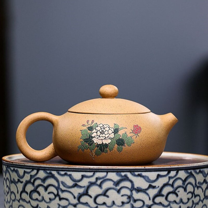 180 ml kineski Yixing ljubičasti glineni čajnici Raw Ore Section Mud Flat Xishi Lonac za čaj Ručno izrađeni filter Zisha Kuhalo Posuđe za domaćinstvo
