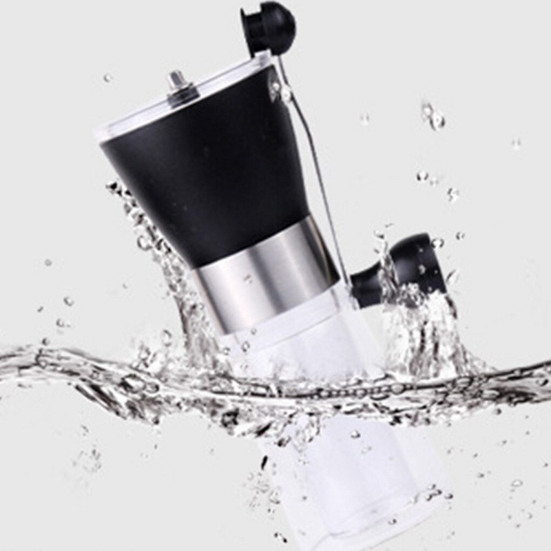 Rankiniu būdu reguliuojamas kavos malūnėlis Nešiojamas pupelių kavos malimo aparatas su nerūdijančio plieno rankena