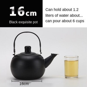 Naujas storas nerūdijančio plieno arbatinukas, 1,6 l arbatinukas, išskirtinis arbatinukas, restoranas, viešbučio virdulys, buitinis arbatinukas, gėlių arbatinukas