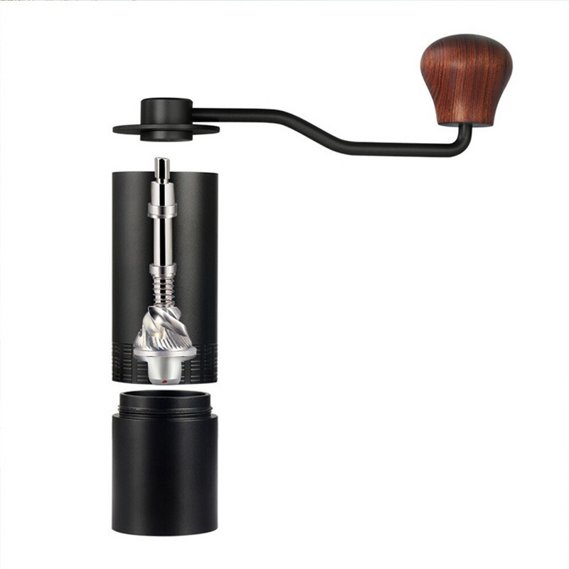 Нова ръчна мелница за кафе на зърна от 2022 г. Надстройка на висококачествена сърцевина за смилане от неръждаема стомана Ръчно изработен инструмент за смилане на кафе