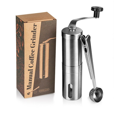Rankinis kavos malūnėlis Mini nerūdijančio plieno Rankinis kavos malūnėlis Šaukštas Burr malūnėlis Virtuvės įrankis Malūnėlis Kavos malūnėlio priedas