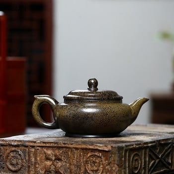 Τσαγιού Yixing Αλλαγή φούρνου ρετρό καυσόξυλων Purple Clay Teapots beauty βραστήρα Raw ore Handmade Boutique Tea set Authentic 240ml