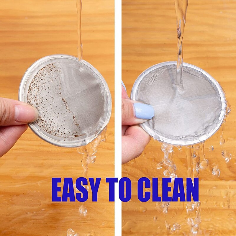 Teaszűrő laza tea finomhálós rozsdamentes acél teaszűrő teafőzőhöz