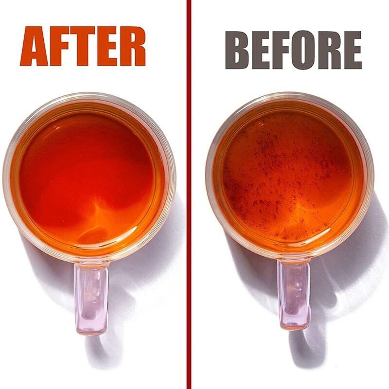 Teaszűrő laza tea finomhálós rozsdamentes acél teaszűrő teafőzőhöz