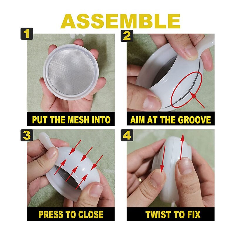 Teaszűrő laza tea finomhálós rozsdamentes acél teaszűrő teafőzőhöz