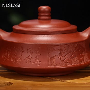 NLSLASI Yixing Zisha Teapot Διάσημος βραστήρας Dahongpao Pure handmade Raw ore Purple Clay Τσαγιέρα Αναβάθμιση φίλτρου μπάλας 140ml