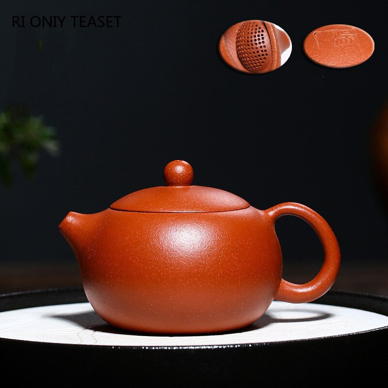 190 ml Authentic Yixing Purple Clay teáskanna Master kézzel készített golyós lyukas szűrő Xi Shi teáskanna szépség vízforraló kínai Zisha teáskészlet