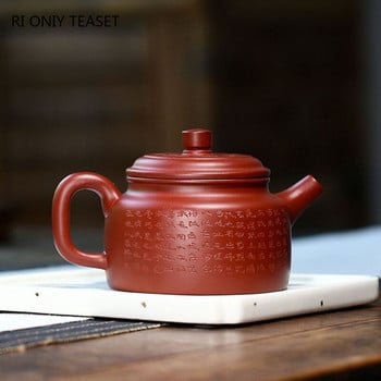 220ml Classic Yixing Purple Clay Teapot Οικιακό φίλτρο ομορφιάς Βραστήρας Raw Ore Dahongpao Zisha Αξεσουάρ σετ τσαγιού κατσαρόλας τσαγιού