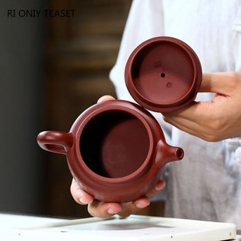 220ml Classic Yixing Purple Clay Teapot Οικιακό φίλτρο ομορφιάς Βραστήρας Raw Ore Dahongpao Zisha Αξεσουάρ σετ τσαγιού κατσαρόλας τσαγιού