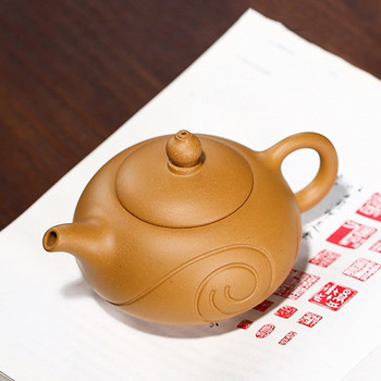200 ml автентични чайници от лилава глина от Yixing. Секция от сурова руда, кал, домашна кана за чай Zisha, филтър за красота, чайник, китайски комплект за чай, консумативи