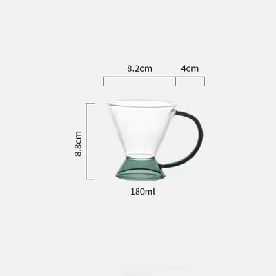 Északi átlátszó üveg teáskanna teáscsésze készlet hőálló konyhai csésze kávé Puer teás edény Jázmin tej Oolong fekete teás vízforraló