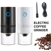 Ηλεκτρικός μύλος καφέ Καρύδια Κόκκοι πιπεριού Καφές Μύλος Μπαχαρικών Επαναφορτιζόμενος Μύλος USB Επαγγελματικό Ασύρματο μηχάνημα