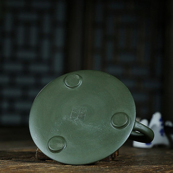 110 ml китайски Yixing лилави глинени чайници Сурова руда Зелена кал Каменна лъжичка Чайник Zisha Филтър Домашен чайник Комплект за чай Консумативи