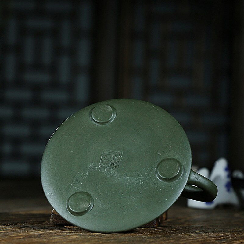 110 ml Kinijos Yixing purpurinio molio arbatinukai žaliavinio rūdos žalio purvo akmens samtelis arbatos puodukas Zisha filtras namų virdulys arbatos rinkinio reikmenys