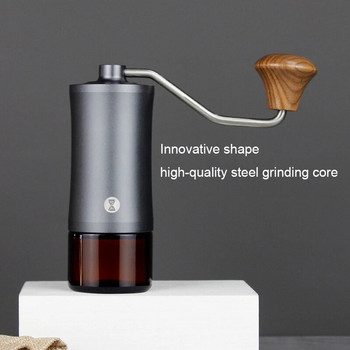Χειροκίνητος Μύλος Καφέ Οικιακός Μύλος Καφέ Χειροκίνητη Μηχανή καφέ Εσπρέσο από ανοξείδωτο πυρήνα διπλού άξονα