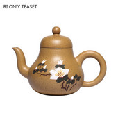 170 ml Classic Yixing Purple Clay teáskannák Nyers érc szekció iszapszűrős teáskanna Home Zisha Beauty Vízforraló Testreszabott teáskészlet Ajándékok