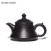 200 ml Classic Yixing Purple Clay teáskanna nyers érc fekete iszapszűrős teáskanna kézzel készített Zisha szépség vízforraló testreszabott teáskészlet ajándékok