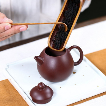 120 ml автентични лилави глинени чайници Yixing Raw Ore Zhu Mud чайник Ръчно изработен чайник с драконово яйце Чаена маса Аксесоари за съдове и прибори