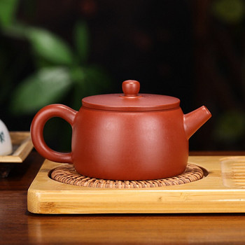 140 мл класически лилави глинени чайници Yixing Сурова руда Dahongpao Филтър Чайник Домашен чайник за красота Zisha Китайски принадлежности за чай