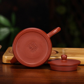 140 мл класически лилави глинени чайници Yixing Сурова руда Dahongpao Филтър Чайник Домашен чайник за красота Zisha Китайски принадлежности за чай