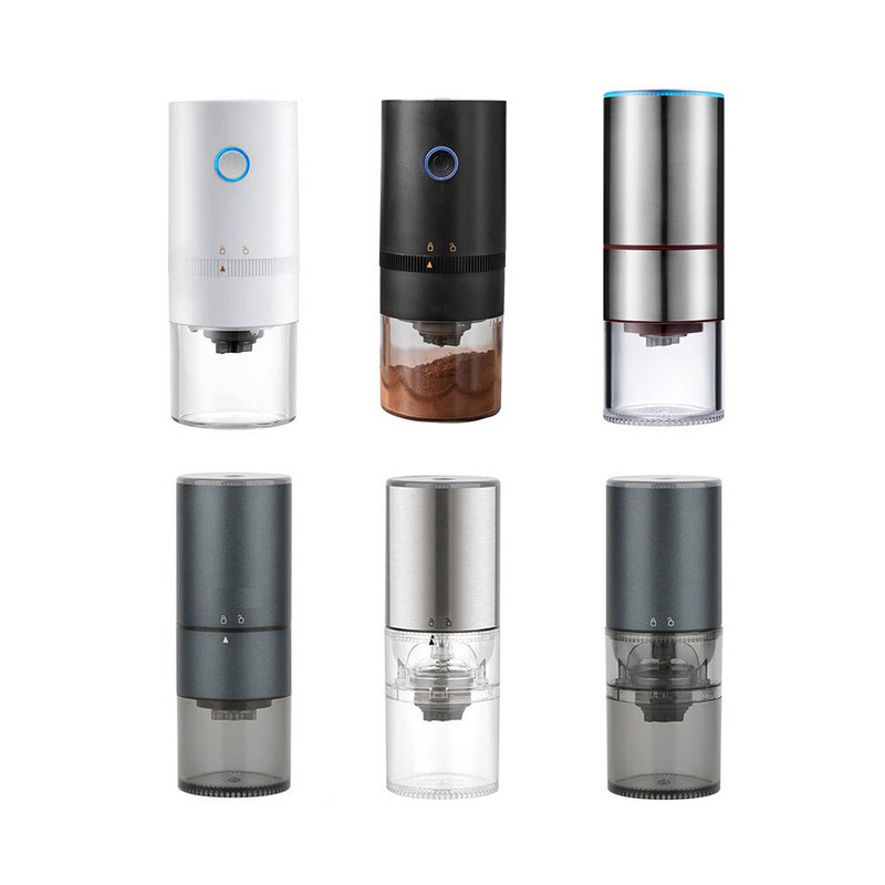 Rasnita de cafea electrica masina de rasnita automata de boabe de cafea Aparat de espresso portabil reincarcabil prin USB pentru birouri de turism in cafenea