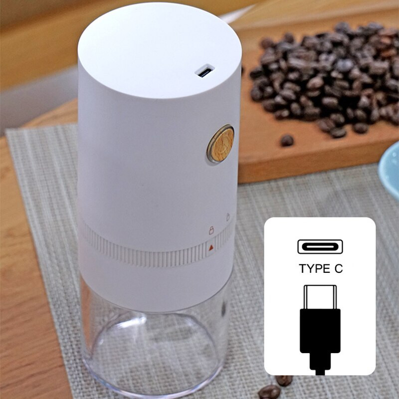 2022 Új elektromos kávédaráló USB újratölthető hordozható kávézó automata daráló kávézó eszpresszó gép Otthoni utazás